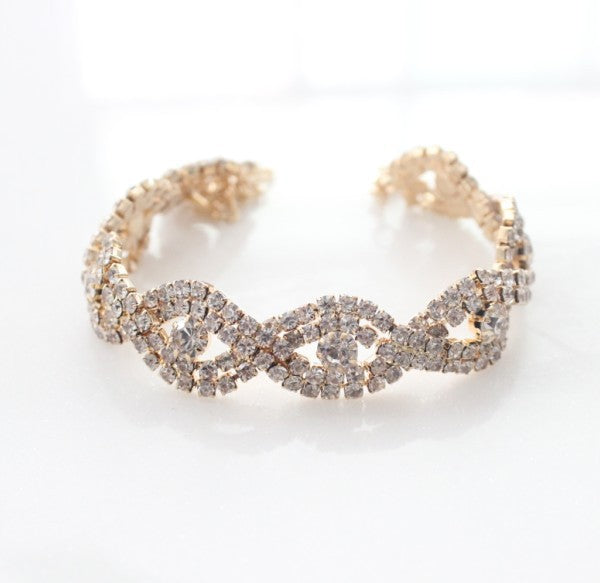 Wholesale Diamond Claw Chain Alloy Bracelets